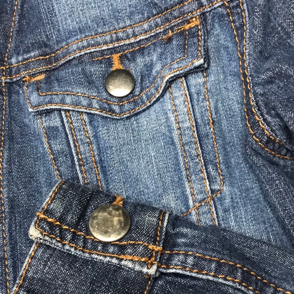 Girls Button Jean Jacket - Picture 2 of 9